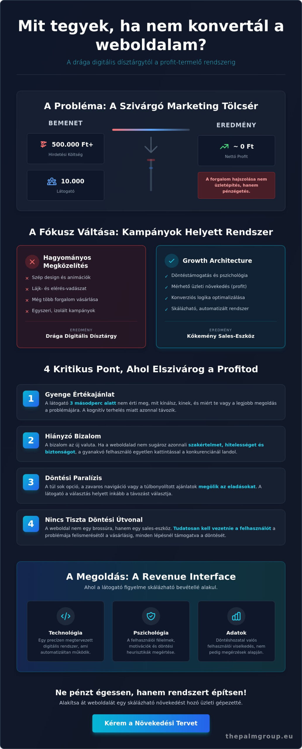 Mit tegyek, ha nem konvertál a weboldalam? – Miért nem a forgalom a hibás