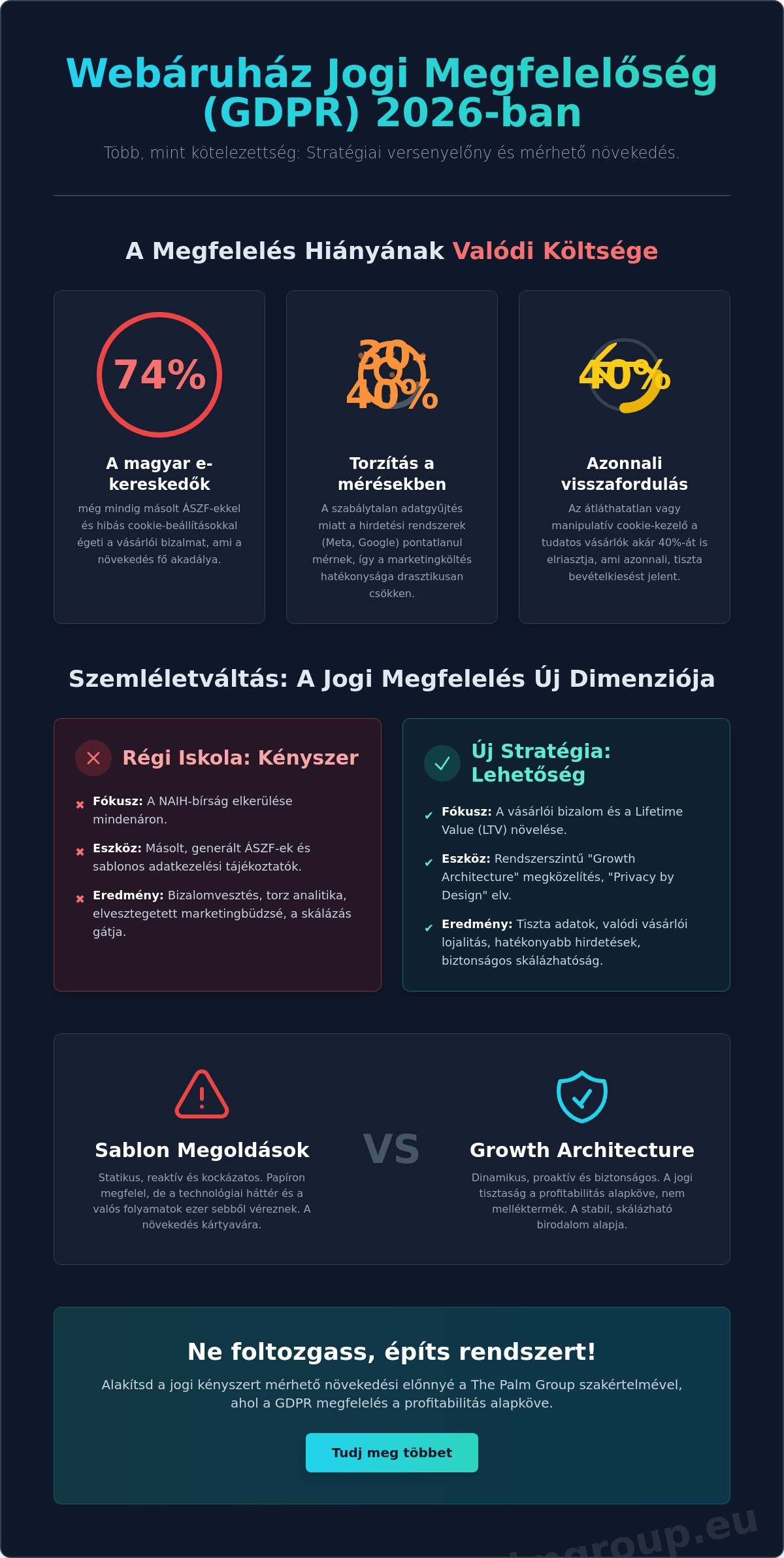 Webáruház jogi megfelelőség (GDPR) 2026: Nem a bírság a legnagyobb veszély