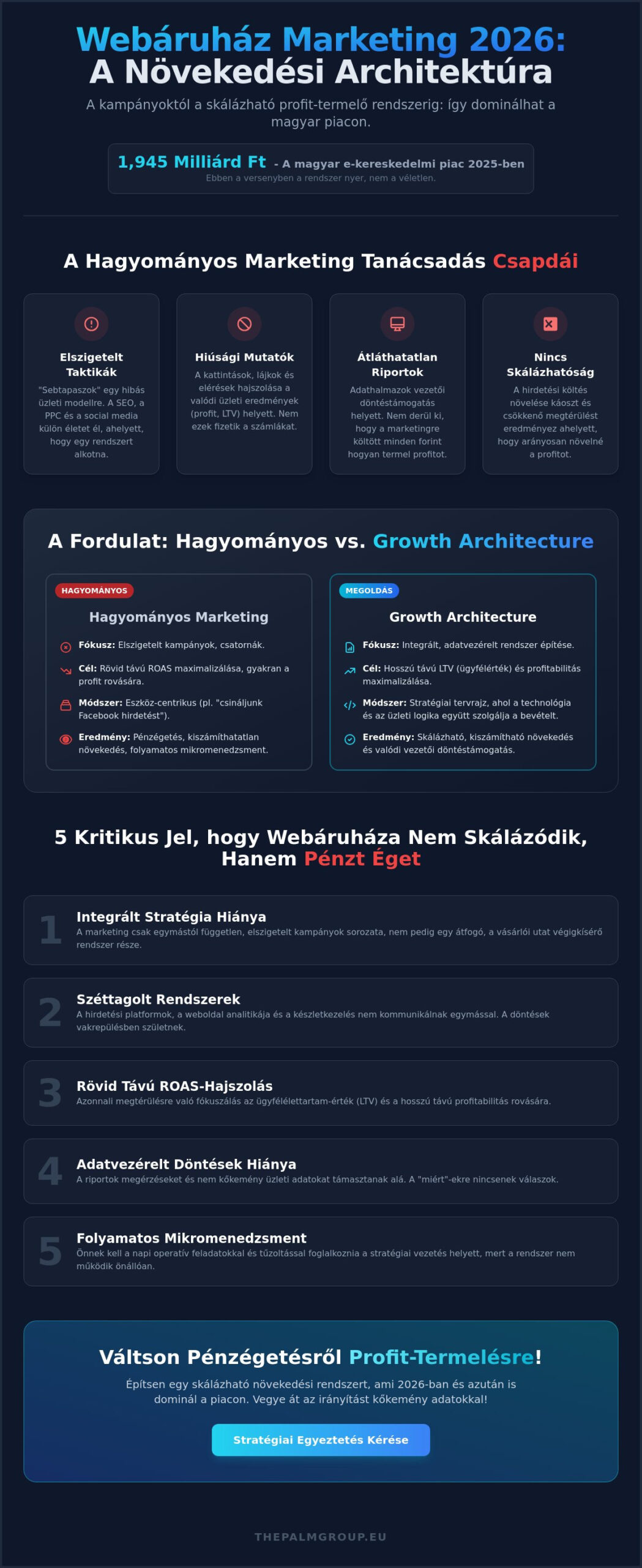 Marketing tanácsadás webáruházaknak 2026: Miért nem a tippek, hanem a rendszer hoz növekedést?